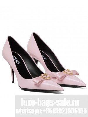 Versace Women's Gianni Ribbon Pumps Pink