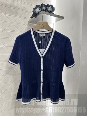 Chanel Knitted cardigan Navy