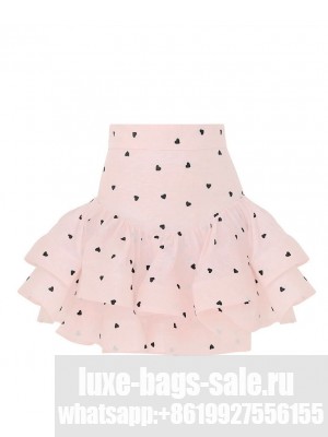 Zimmermann Women's Crush Flip Mini Skirt Pink