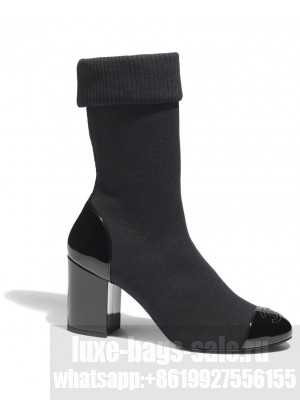 Chanel Women's Short Boots G40134 Black