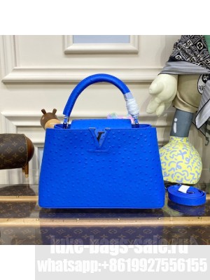 Louis Vuitton CAPUCINES BB M59872 blue