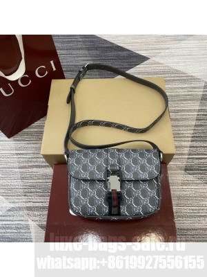 Gucci SUPER MINI SHOULDER BAG 800313 gray