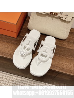 Hermes Gipsy sandal 2023 Collection white