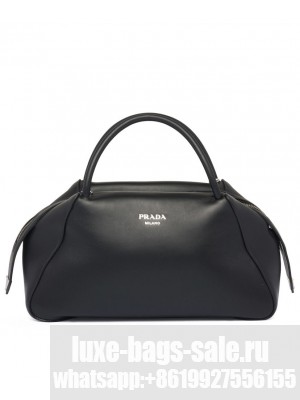 Prada Medium Leather Prada Supernova Handbag 1BA365 Black