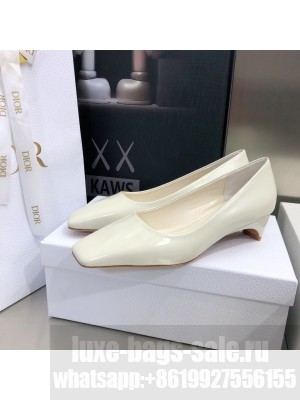 Christian Dior Fantastique 3.5cm Calfskin Ballerinas White 2022 Collection