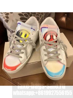 Golden Goose GGDB Smile Calfskin Sneaker White Spring/Summer 2021 Collection 03