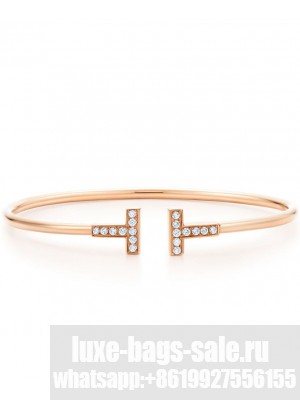 Tiffany T Wire Bracelet Red