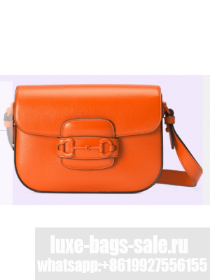 Gucci Horsebit 1955 small shoulder bag 726226 Orange