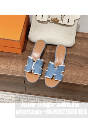 Hermes Heel 5cm Oasis Slipper Sandals 015