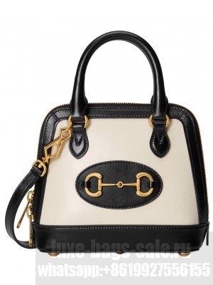 Gucci Horsebit 1955 Mini Top Handle Bag 640716 Cream