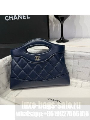 Chanel mini 31 bag AP3656 Deep Blue