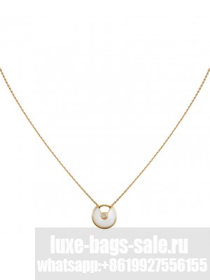 Cartier Women's Amulette De Cartier Necklace, XS Model White