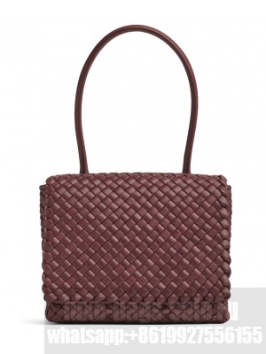 Bottega Veneta Patti Top Handle Bag 709420 Mauve
