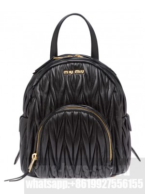 Miumiu Backpack 5BZ015 Black