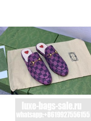 GUCCI PRINCETOWN GG MULTICOLOR HORSEBIT SLIPPER 05 2021 Collection