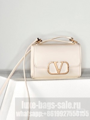 VALENTINO LOCO calf leather mini 0167 white