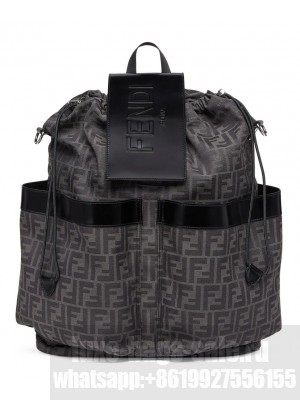 Fendi Drawstring Backpack 7VZ056 Black