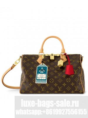 Louis Vuitton Speedy Soft 30 Crafty M11945 Brown