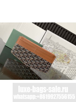 Goyard Insert Louise Wallet Black & Tan