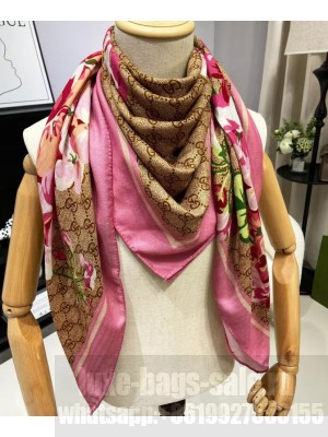 Gucci Women's GG Flora Print Scarf