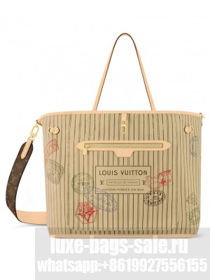 Louis Vuitton Neverfull Bandouliere Inside Out GM M11948 Brown