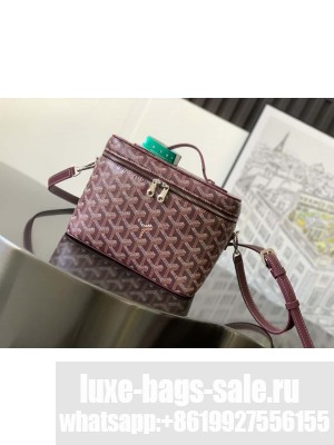 Goyard Muse Vanity Case Burgundy