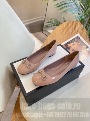Gucci Women's ballet flat with Horsebit Pink