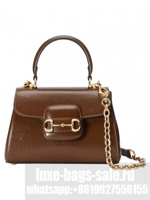 Gucci Horsebit 1955 Mini Bag 703848 Coffee