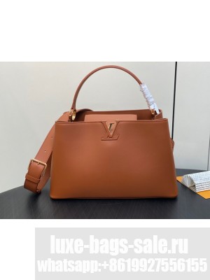 Louis Vuitton Capucines GM Souple M24607 gold brown