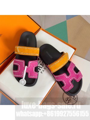Hermes Unisex Chypre Flat Sandals 028