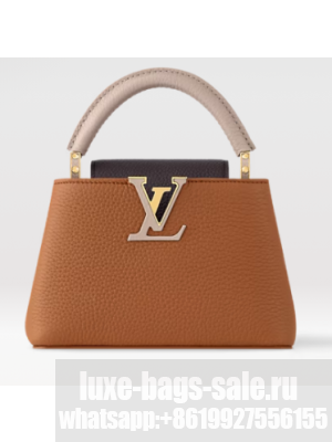 Louis Vuitton Capucines Mini M14176 Tan Brown