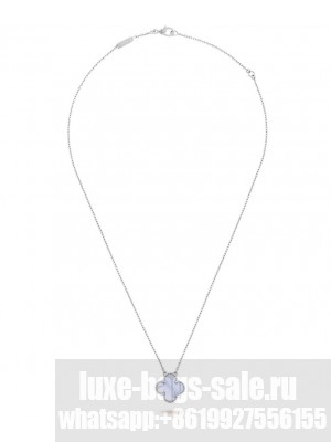 Van Cleef & Arpels Women's Vintage Alhambra Pendant Blue