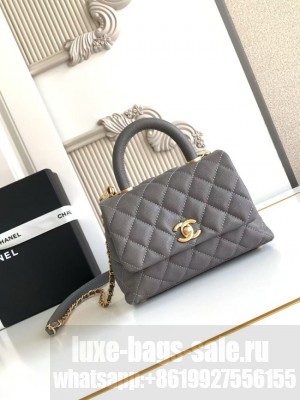 Chanel MINI FLAP BAG WITH TOP HANDLE AS2215-16
