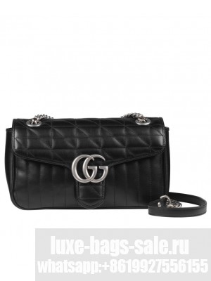 Gucci GG Marmont Small Shoulder Bag 443497 Black
