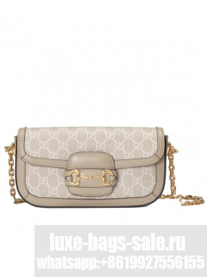 Gucci Horsebit 1955 Shoulder Bag 735178 Cream