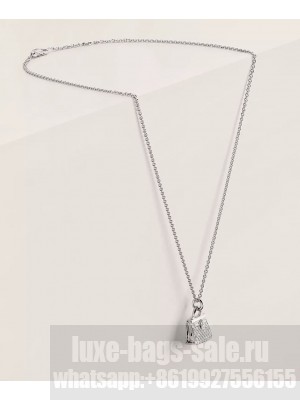 Hermes Women's Amulettes Kelly Pendant Silver