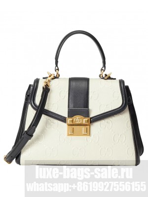 Gucci Small GG Top Handle Bag 675791 Cream