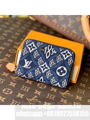 Louis Vuitton Since 1854 Zippy Coin Purse Wallet M69997 Blue 2021 Collection