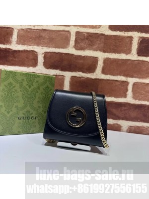 Gucci Blondie card case wallet GG 725219 black