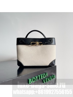 Bottega Veneta Small Andiamo Bag 766014 black& canvas