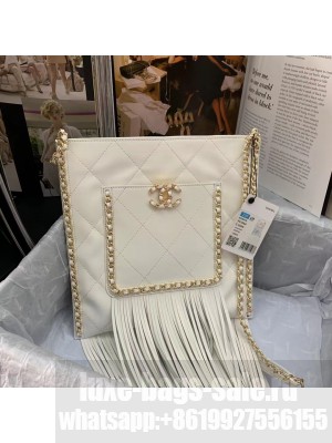 Chanel Shoulder Bag AS8016 white