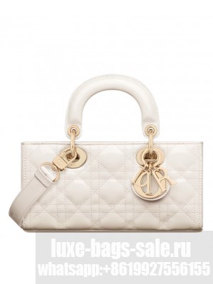 Christian Dior Small Lady D-Joy Bag Cream