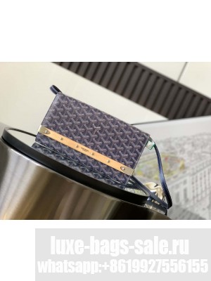 Goyard Monte-Carlo PM Clutch Navy Blue