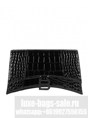 Balenciaga Hourglass Chain Bag 6449731 Black