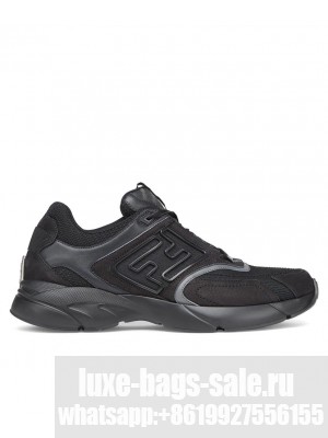 Fendi Unisex Faster Trainers 7E1555 Black