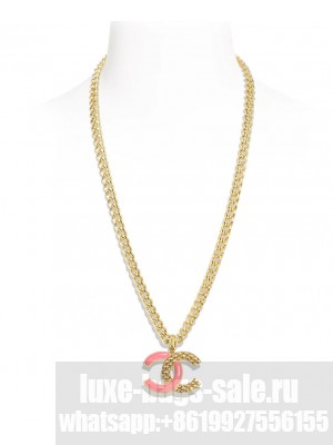Chanel Necklace AB8353 Pink
