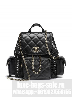 Chanel Backpack AS5484 Black