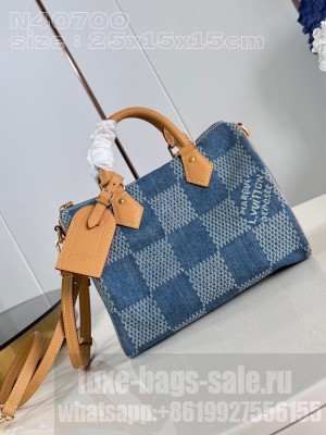 Louis Vuitton Speedy N40700 Denim Blue