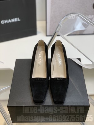 Chanel Vintage 7cm Pumps Black 2022 Collection