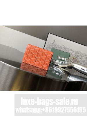 Goyard Malesherbes Card Wallet Orange